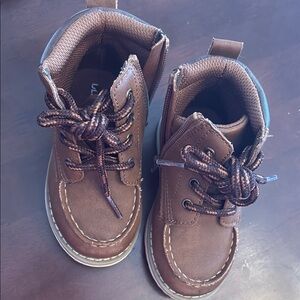 Toddler Boy sz 7 Brown Zipper Casual Boots